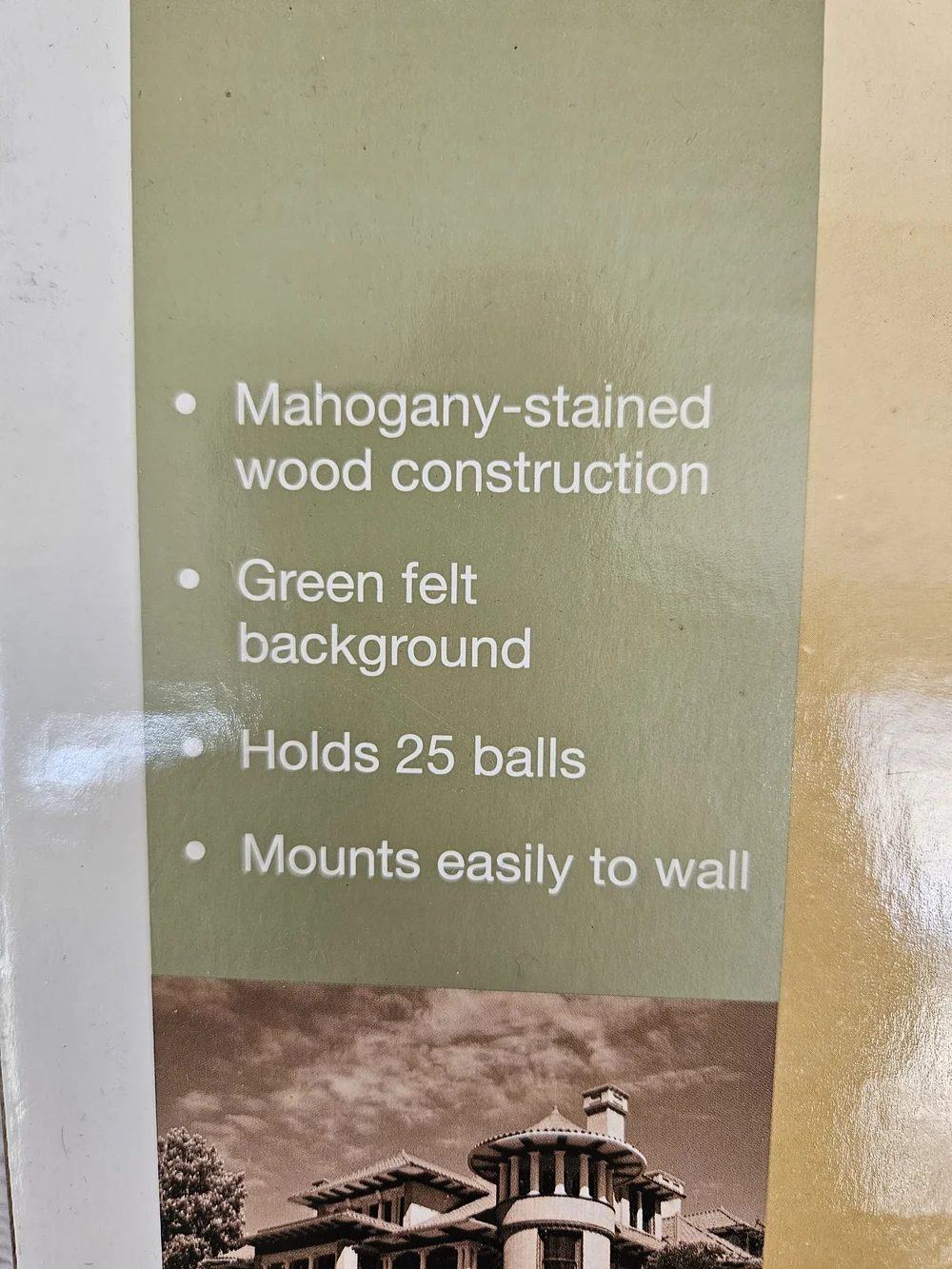 Clubhouse Collection mahogany stained